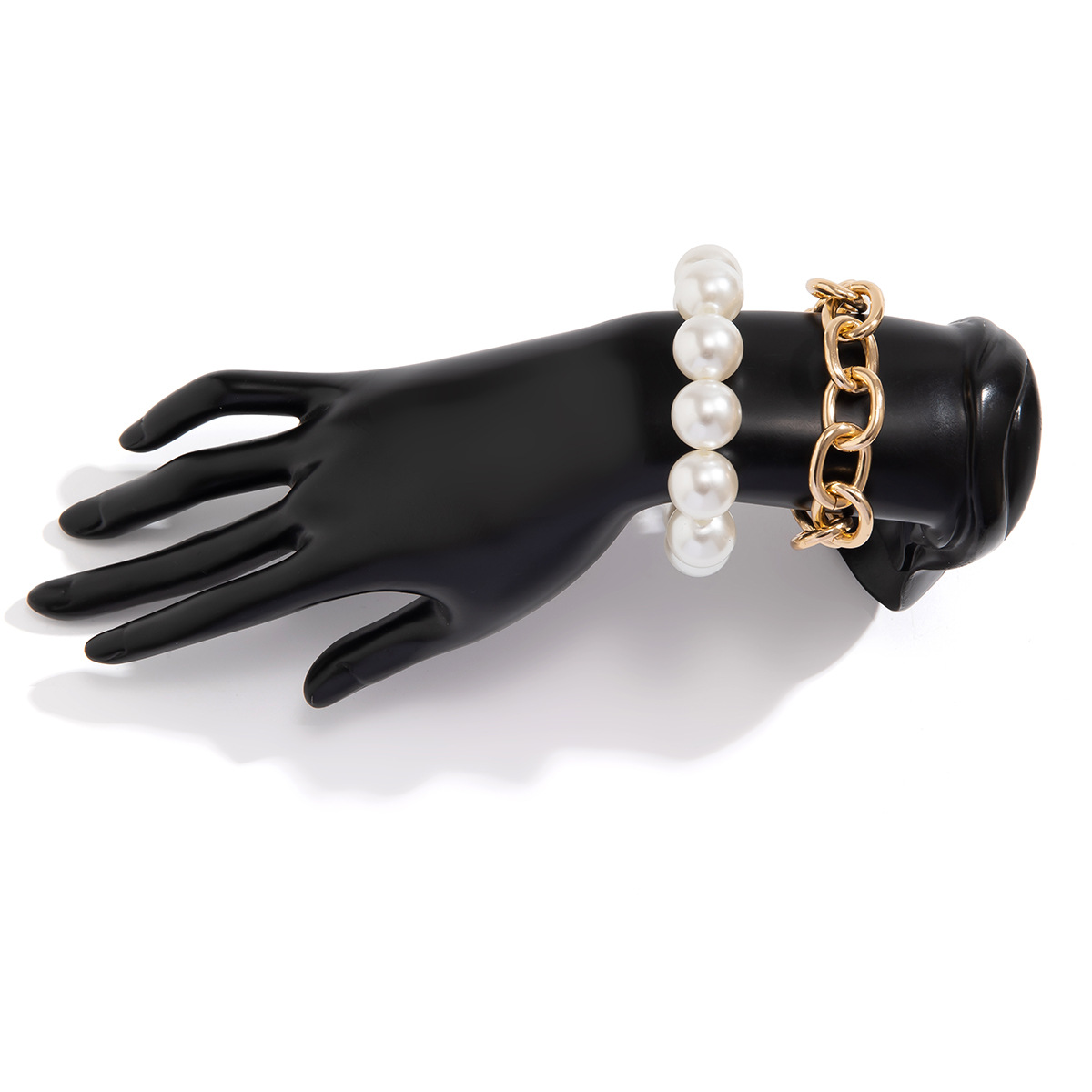 Statement Big Round Bead Pearl Bracelet - Stylish and Unique Accessory - Image 5