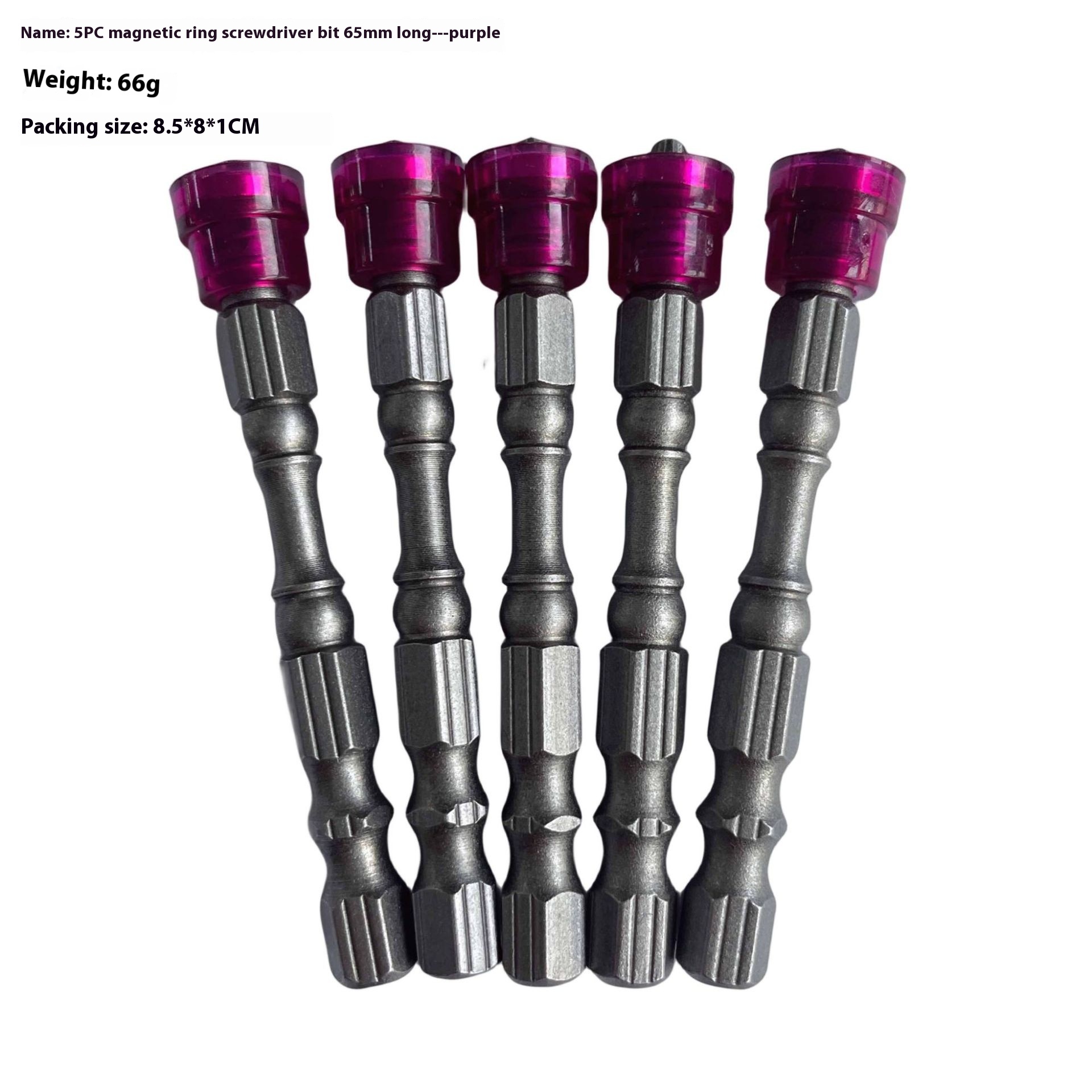 Colorful Magnetic Ring PH2 Cross Bit - Durable Alloy Steel Construction - Image 4