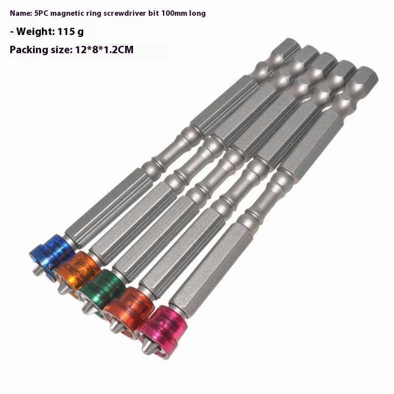 Colorful Magnetic Ring PH2 Cross Bit - Durable Alloy Steel Construction - Image 8