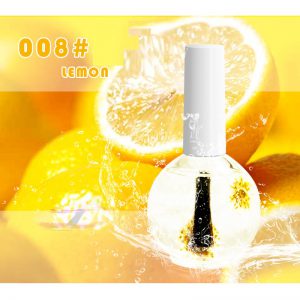 Nail Beauty Dried Flowers Nutrient Oil: Moisturizing Anti-Agnail Base Coat Solution with Natural Dried Flower Extracts