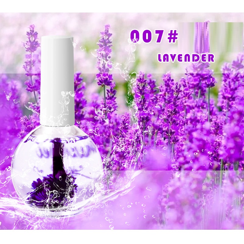 Nail Beauty Dried Flowers Nutrient Oil: Moisturizing Anti-Agnail Base Coat Solution with Natural Dried Flower Extracts - Image 9