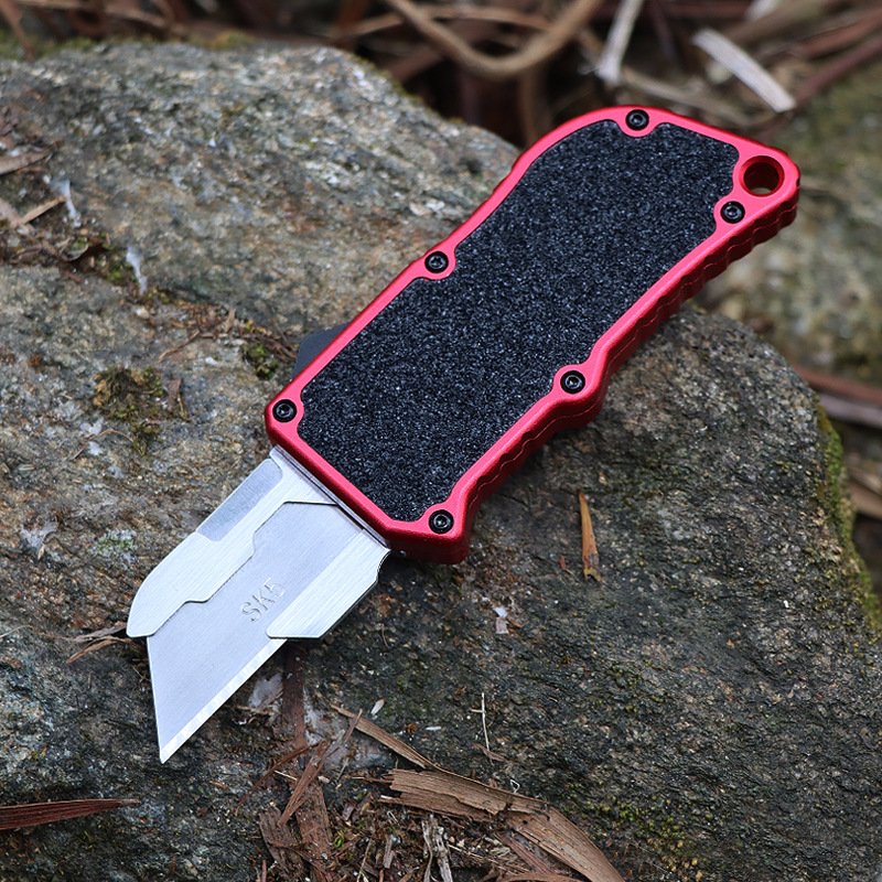 Alloy Outdoor Folding Knife with Removable Blade for Versatile Use - Image 2
