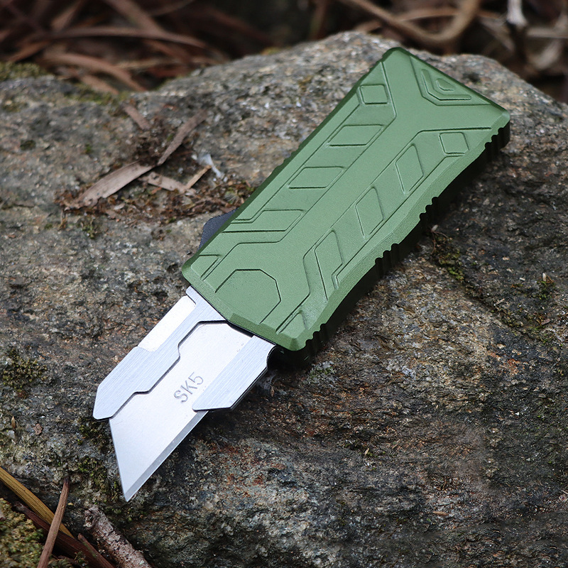 Alloy Outdoor Folding Knife with Removable Blade for Versatile Use - Image 6