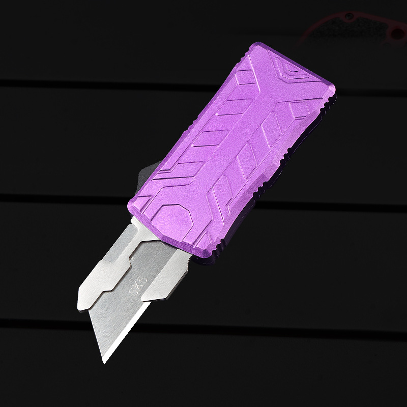 Alloy Outdoor Folding Knife with Removable Blade for Versatile Use - Image 8