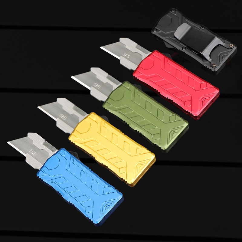 Alloy Outdoor Folding Knife with Removable Blade for Versatile Use - Image 10