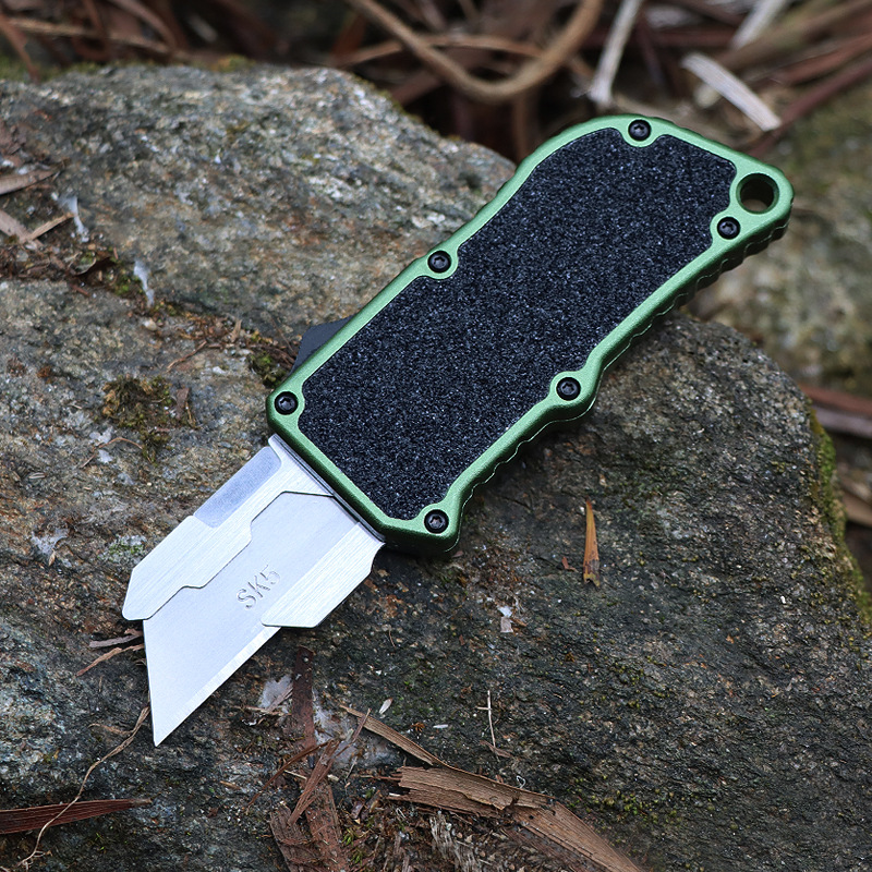 Alloy Outdoor Folding Knife with Removable Blade for Versatile Use - Image 15