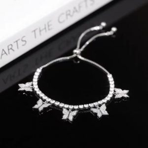 Light Luxury Multi Butterfly Bracelet with Niche Micro-set Zircon