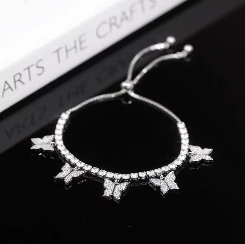 Light Luxury Multi Butterfly Bracelet with Niche Micro-set Zircon - Image 4