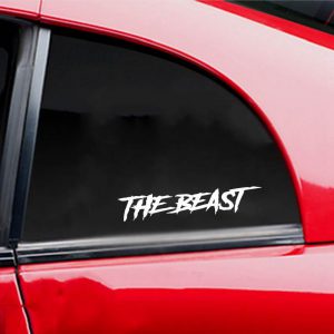 Foreign Trade Automobile English Beast Creative Fashion Cool Body Glass Sticker - Unique Decorative Design