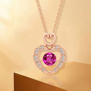 Moissanite Smart Love Necklace for Women - Elegant and Chic Design
