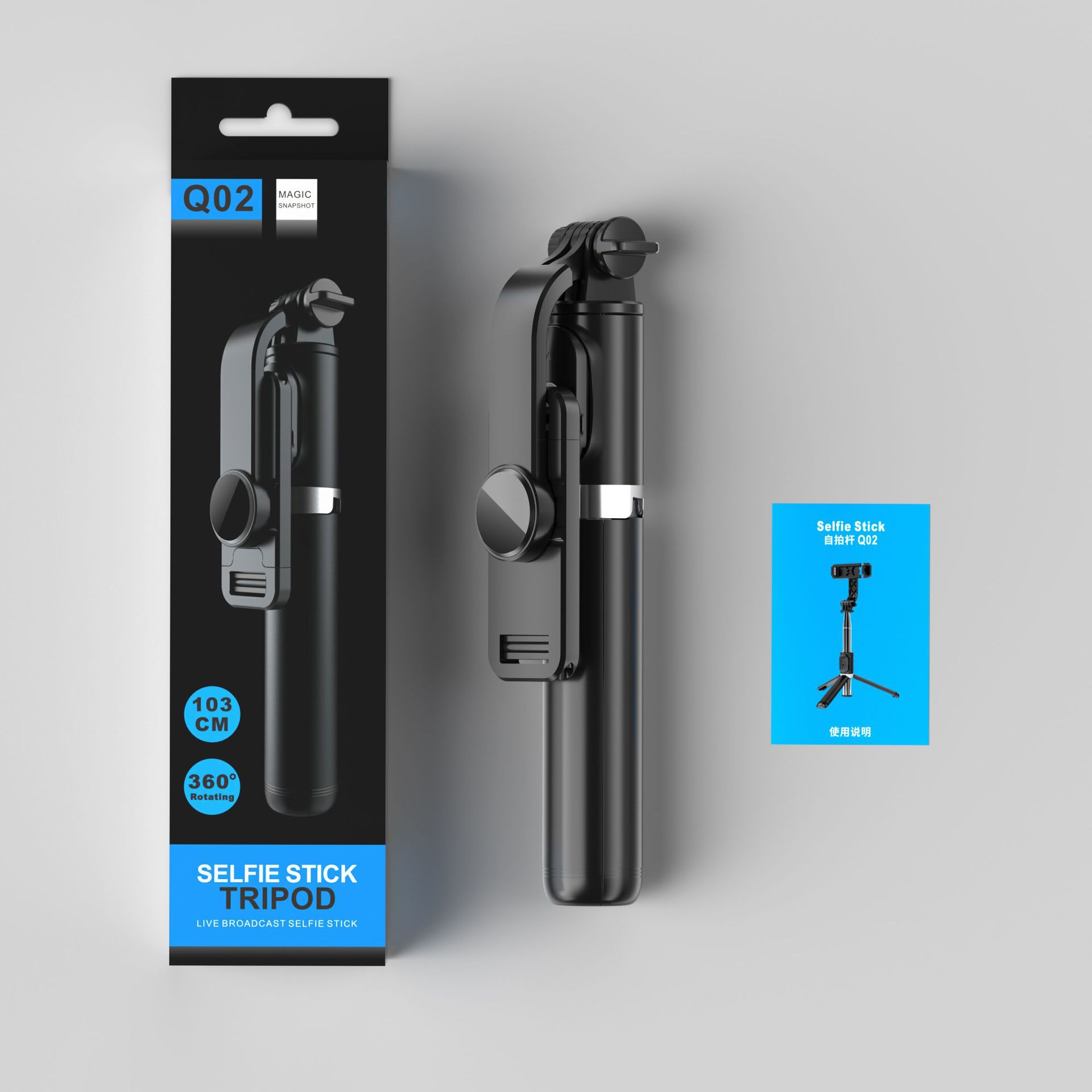 Portable and Retractable Bluetooth Selfie Stick Tripod for Perfect Shots - Image 6