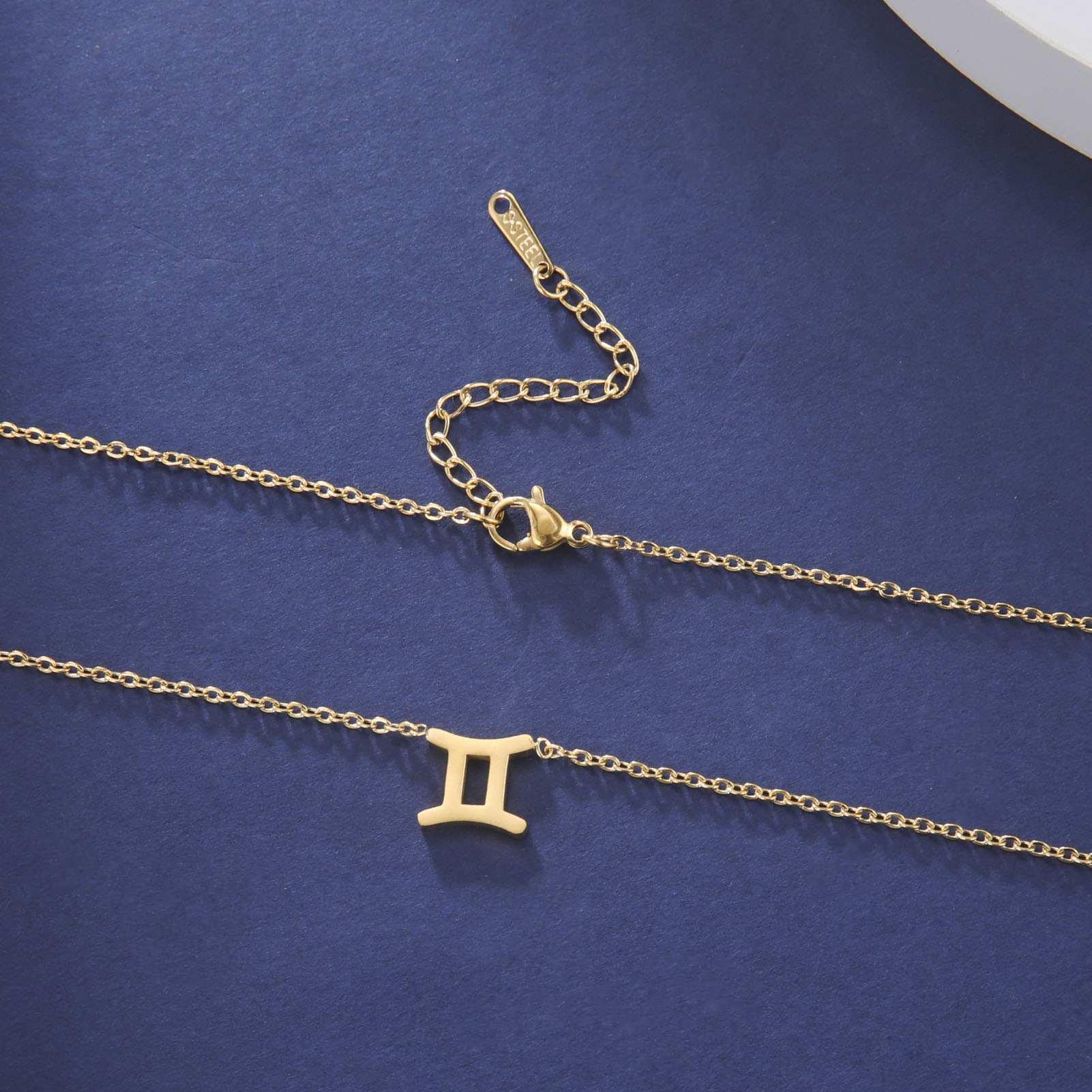 Unique Titanium Steel Zodiac Constellation Pendant Necklace for Every Style - Image 27