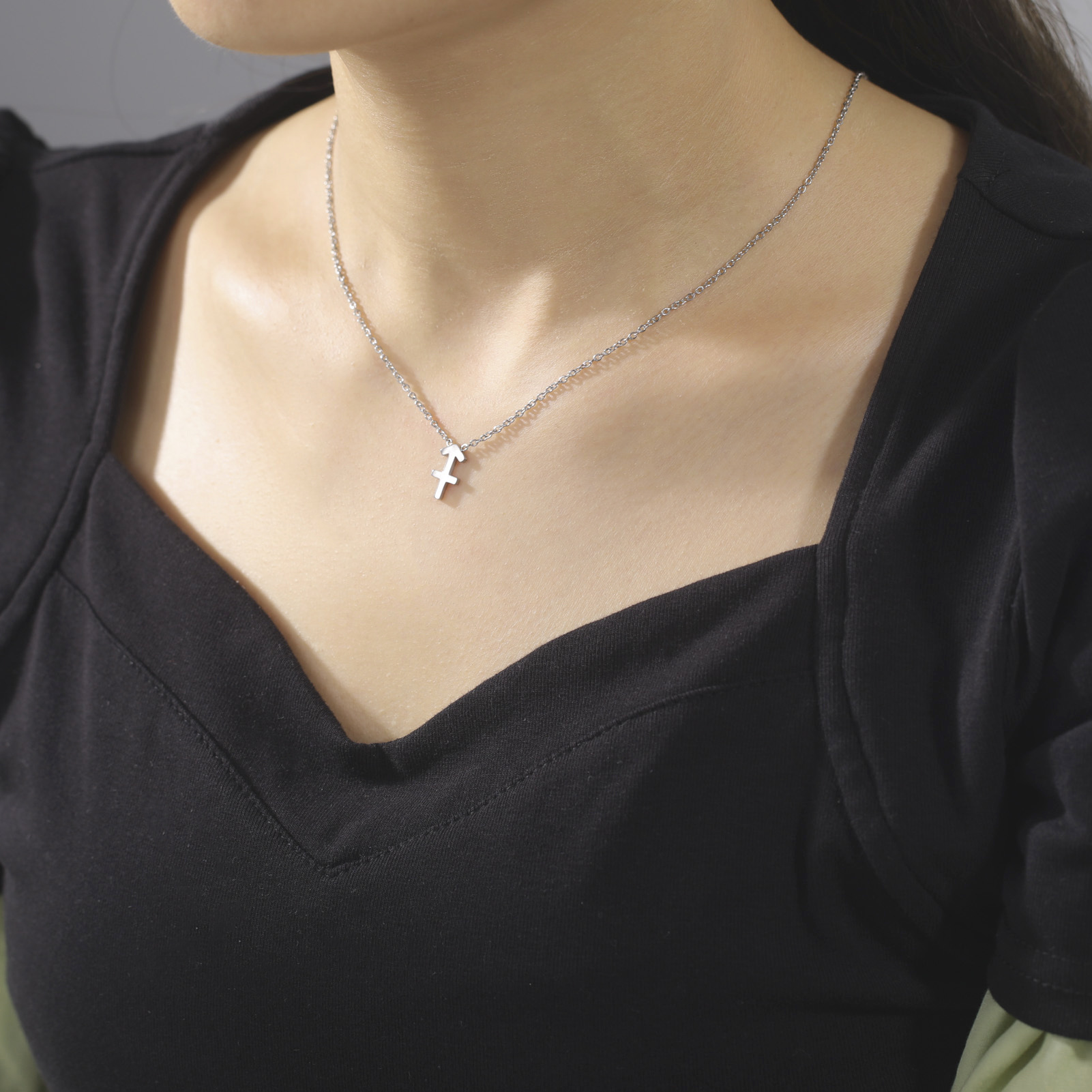 Unique Titanium Steel Zodiac Constellation Pendant Necklace for Every Style - Image 29