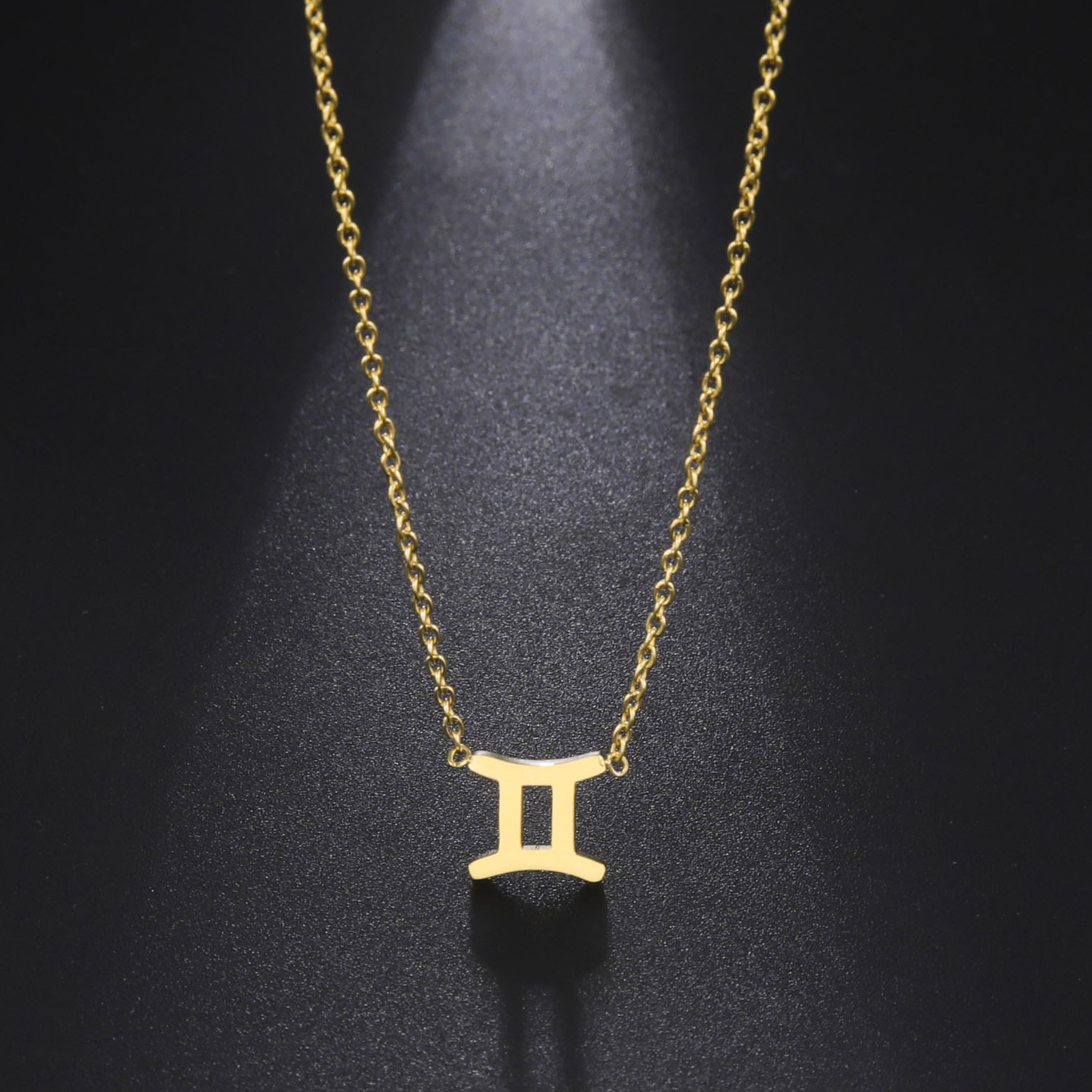 Unique Titanium Steel Zodiac Constellation Pendant Necklace for Every Style - Image 33