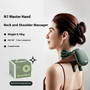 Wireless Electric Neck and Shoulder Muscle Massager - Kneading Shawl for Pain Relief and Relaxation