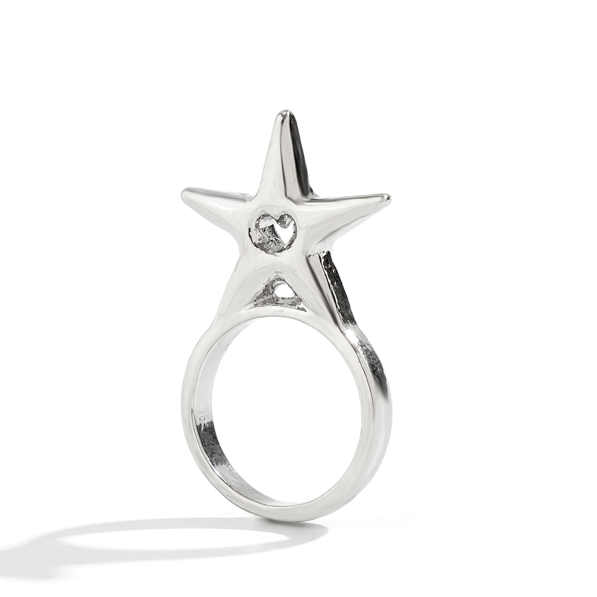 Niche Three-Dimensional Star Ring - Adjustable Opening for Unique Style - Image 13