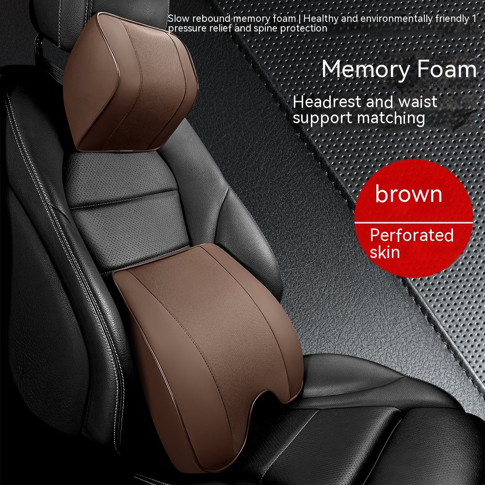 Memory Foam Car Neck Pillow - Comfortable Neck Support for Driving - Image 2