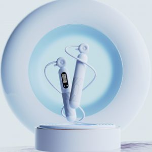 Adjustable Jump Rope with Calorie Counter - Smart Skipping Rope for Fitness and Weight Loss