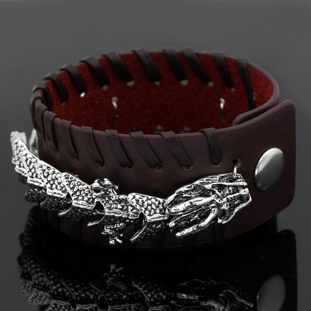 Viking Pirate Kelte Dragon Bracelet - Bold Nautical Jewelry for Adventurers - Image 5