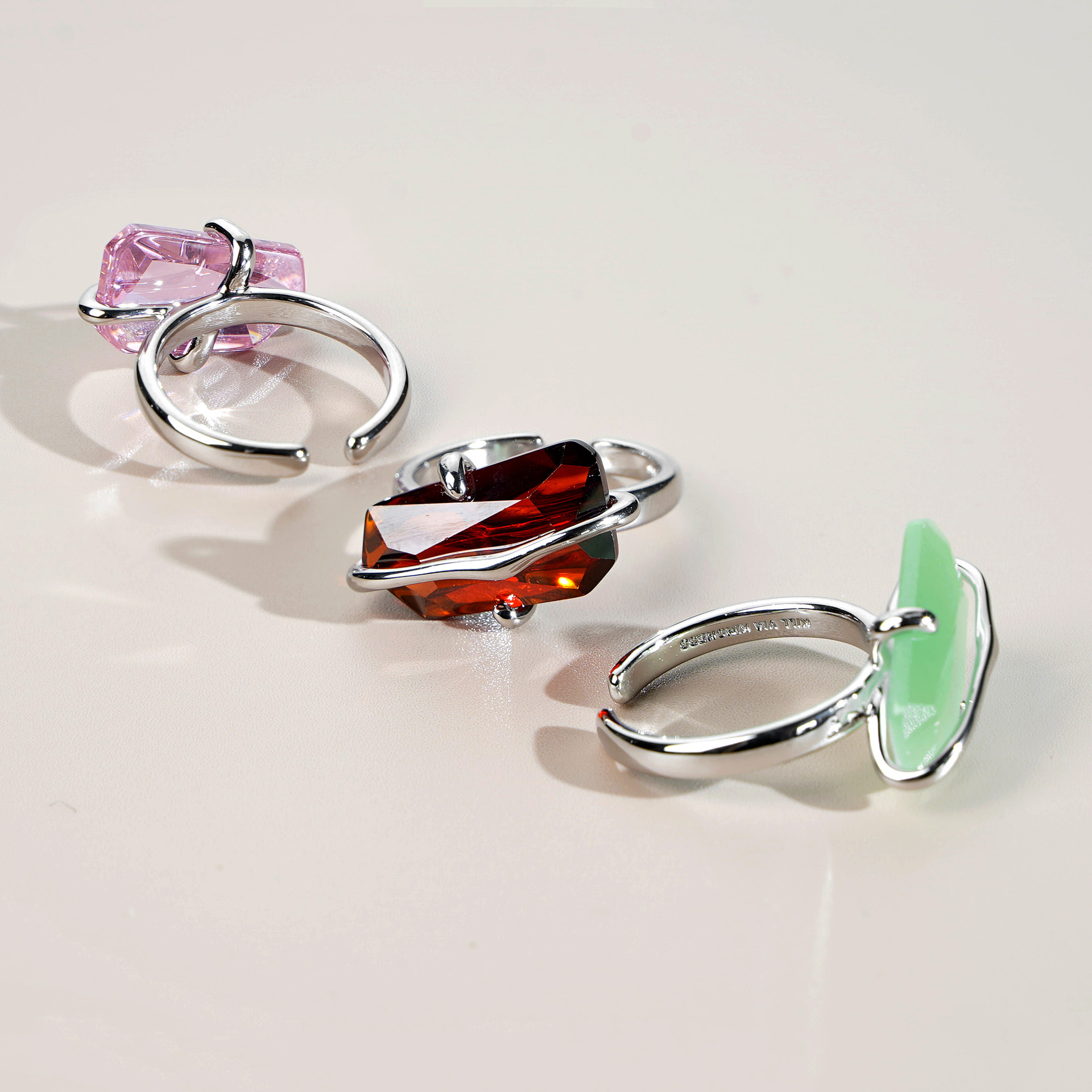 Ring for Women - Peach Blossom Simple Design | Unique Niche Jewelry - Image 2