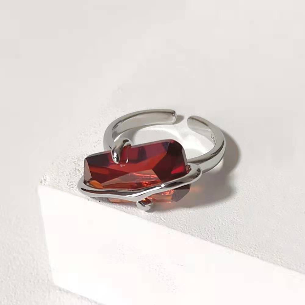 Ring for Women - Peach Blossom Simple Design | Unique Niche Jewelry - Image 4