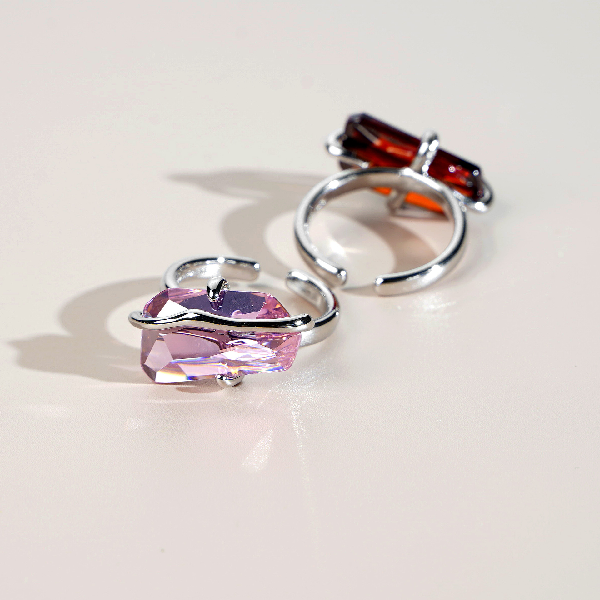 Ring for Women - Peach Blossom Simple Design | Unique Niche Jewelry - Image 9