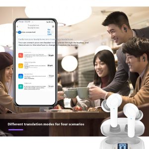 Portable Wireless Bluetooth Translation Headphones - In-ear Translator