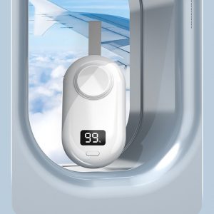 Portable Plastic Wireless Power Bank - Convenient Charging on the Go