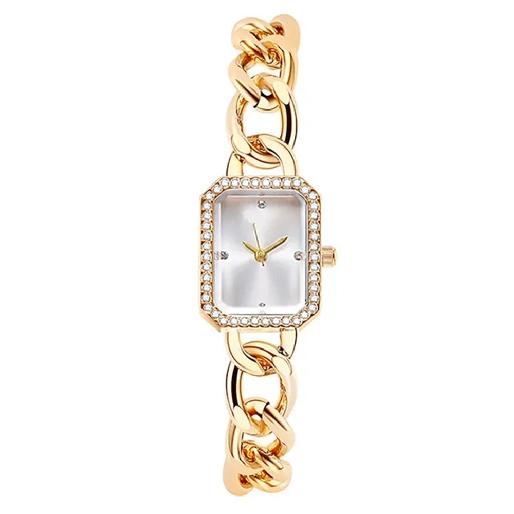 Elegant Classic Rectangular Women's Quartz Watch - Luxury Timepiece - Image 2