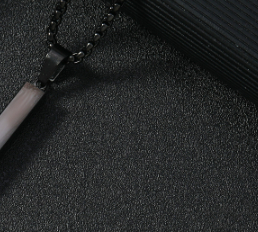 Stainless Steel Zircon Necklace with Cold Square Diamond Accent - Image 6