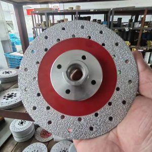Brazed Flat Grinding Disc with M14 Flange - Premium Stone Grinding Disc