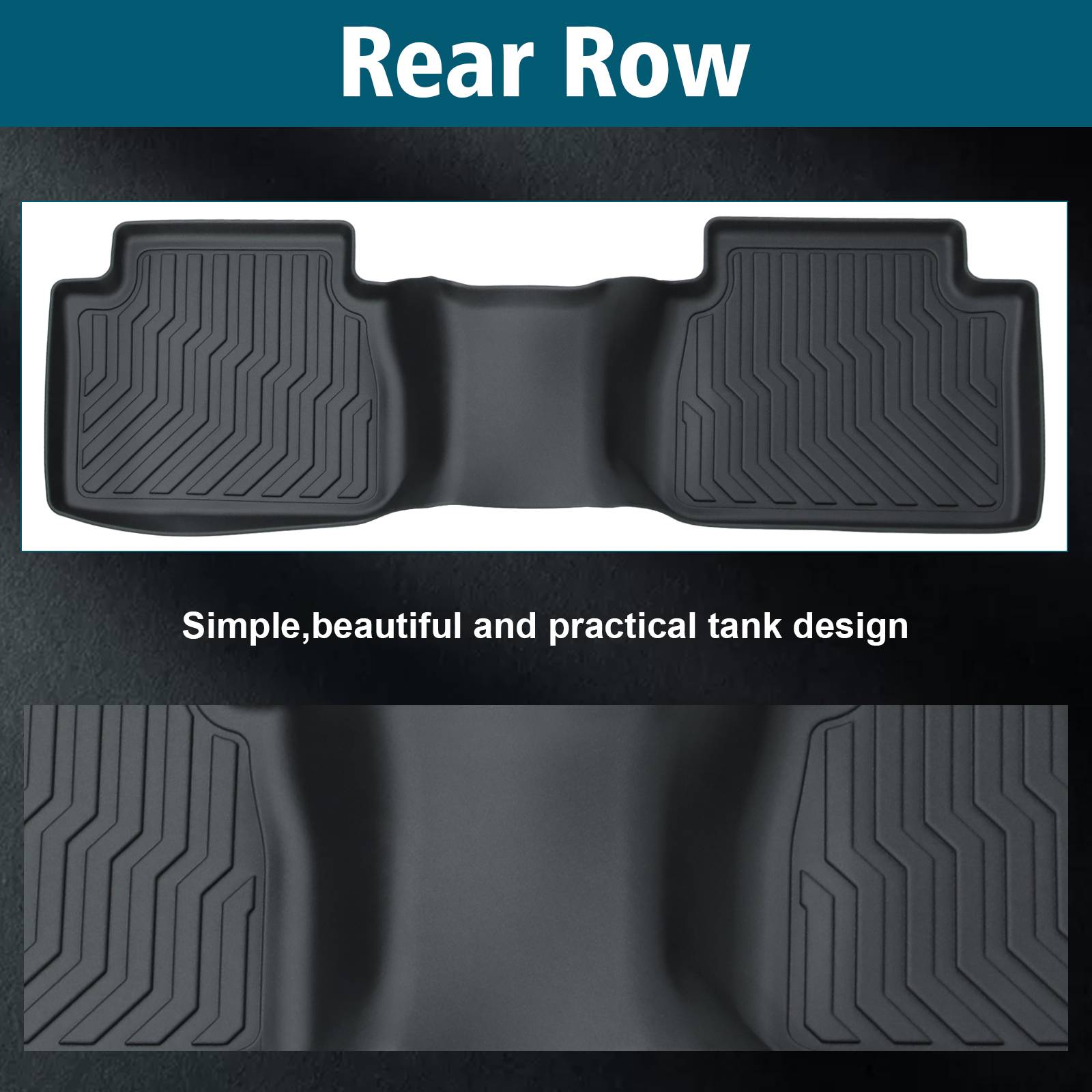 TPE Rubber Car Floor Mats for 2018-2023 Camry - Not Compatible with Camry Hybrid - Image 10