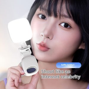 Portable Mini Two-Color Mobile Selfie Fill Light for Photography
