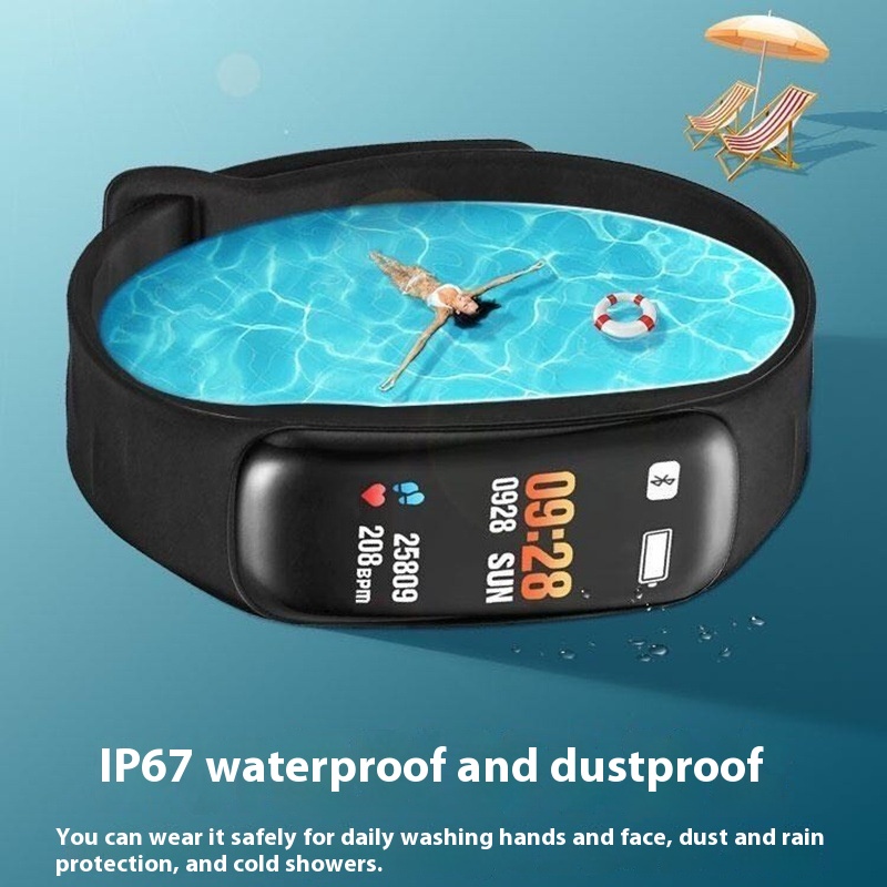 C1 Waterproof Bluetooth Sports Watch with Color Screen, Blood Pressure & Heart Rate Monitor, Pedometer - Image 5