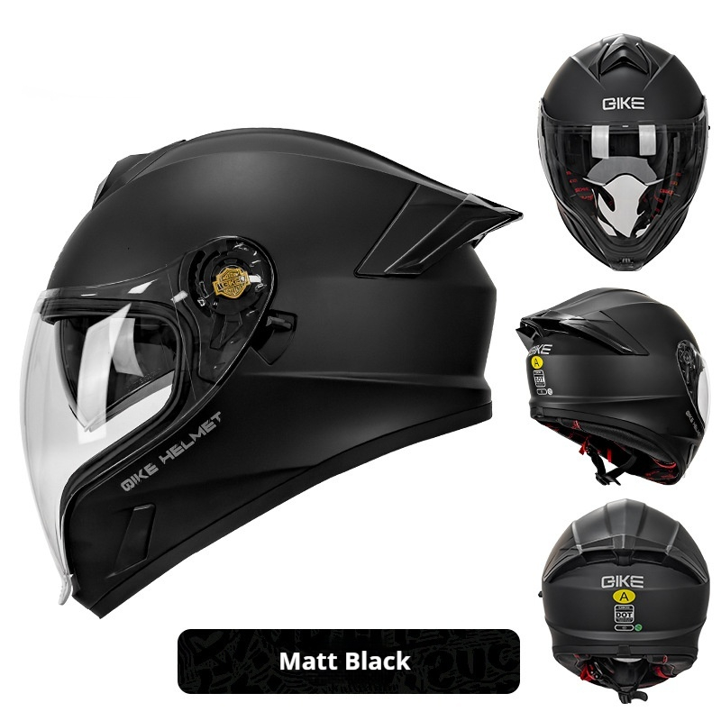 Double Lens Big Tail Motorcycle Helmet - Safety and Style Combined - Image 4