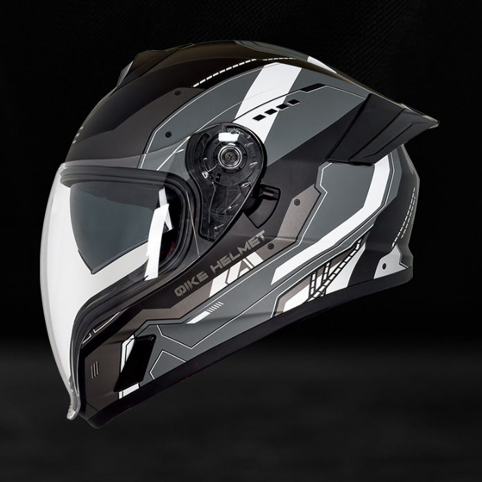 Double Lens Big Tail Motorcycle Helmet - Safety and Style Combined - Image 7