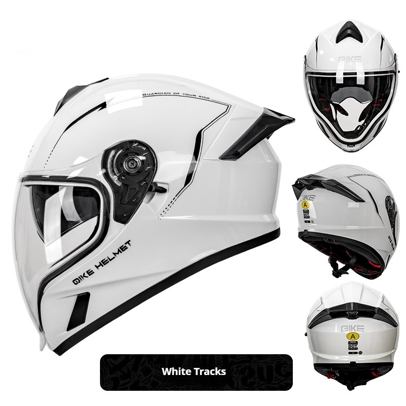 Double Lens Big Tail Motorcycle Helmet - Safety and Style Combined - Image 10