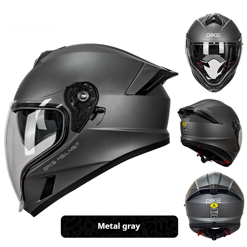 Double Lens Big Tail Motorcycle Helmet - Safety and Style Combined - Image 11