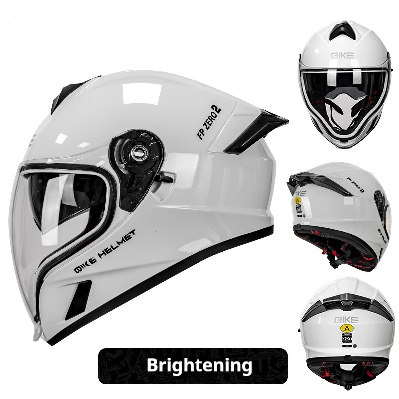 Double Lens Big Tail Motorcycle Helmet - Safety and Style Combined - Image 13