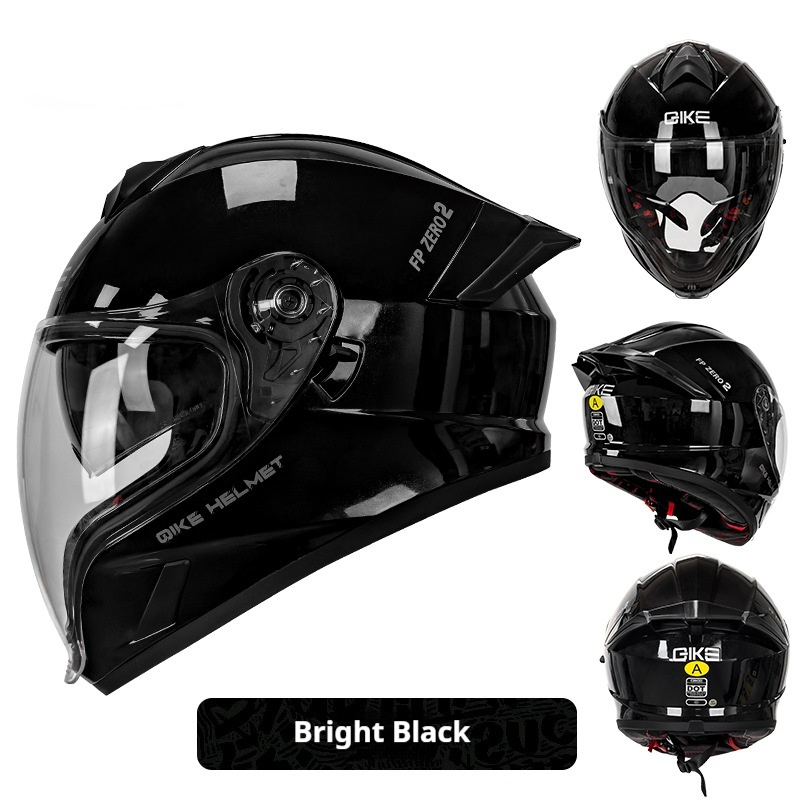 Double Lens Big Tail Motorcycle Helmet - Safety and Style Combined - Image 14