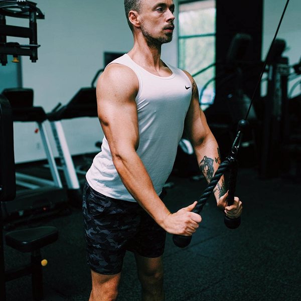 Versatile Multi-functional Fitness Handlebars: 4-piece Adjustable Pull-down Squat Racks for Home Workouts - Image 3