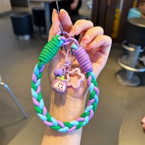 Personalized Camera Key Matching Wrist Woven Bracelet with Durable Pendant