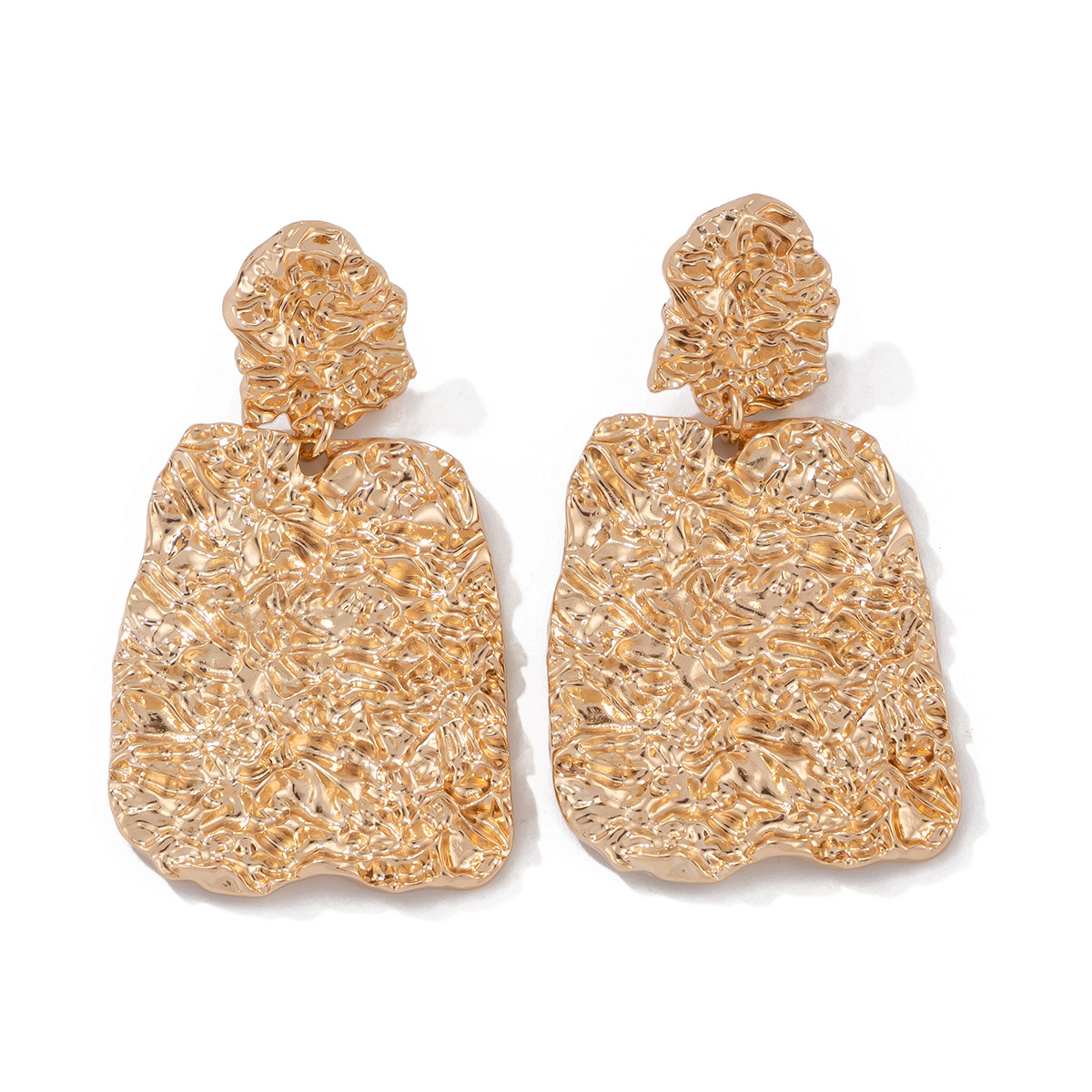 Exaggerated Irregular Scallop Earrings for Women - Stylish Statement Jewelry - Image 6