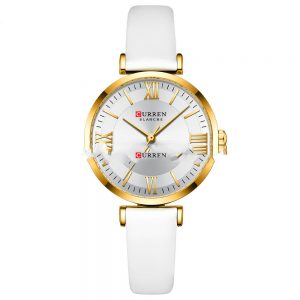 Elegant Ladies Small Dial Quartz Business Watch with Roman Numerals