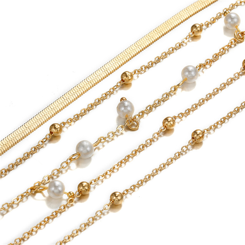 Gothic Baroque Pearl Tassel Multilayer Necklace for Stunning Weddings - Image 5