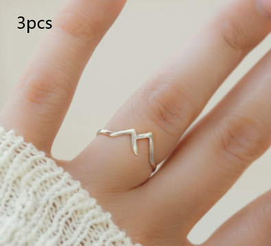 Custom Ladies Ring in Mountain-Shaped Copper - Unique and Creative Design - Image 8