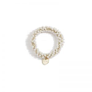 Stylish Pearl and Crystal Hair Tie Headband for Women