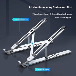 Aluminum Alloy Laptop Stand for Desktop - Enhanced Heat Dissipation