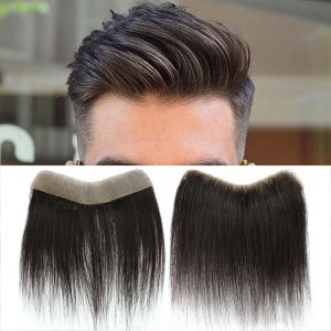 Front Men Human Hair Toupee Piece for 15CM - Natural Look & Comfort