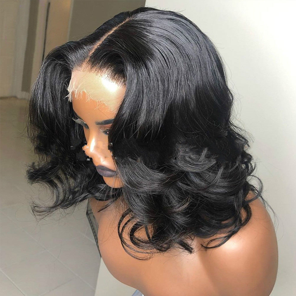 Front Lace Big Wave Wig - Luxurious Volume & Style for Effortless Glam
